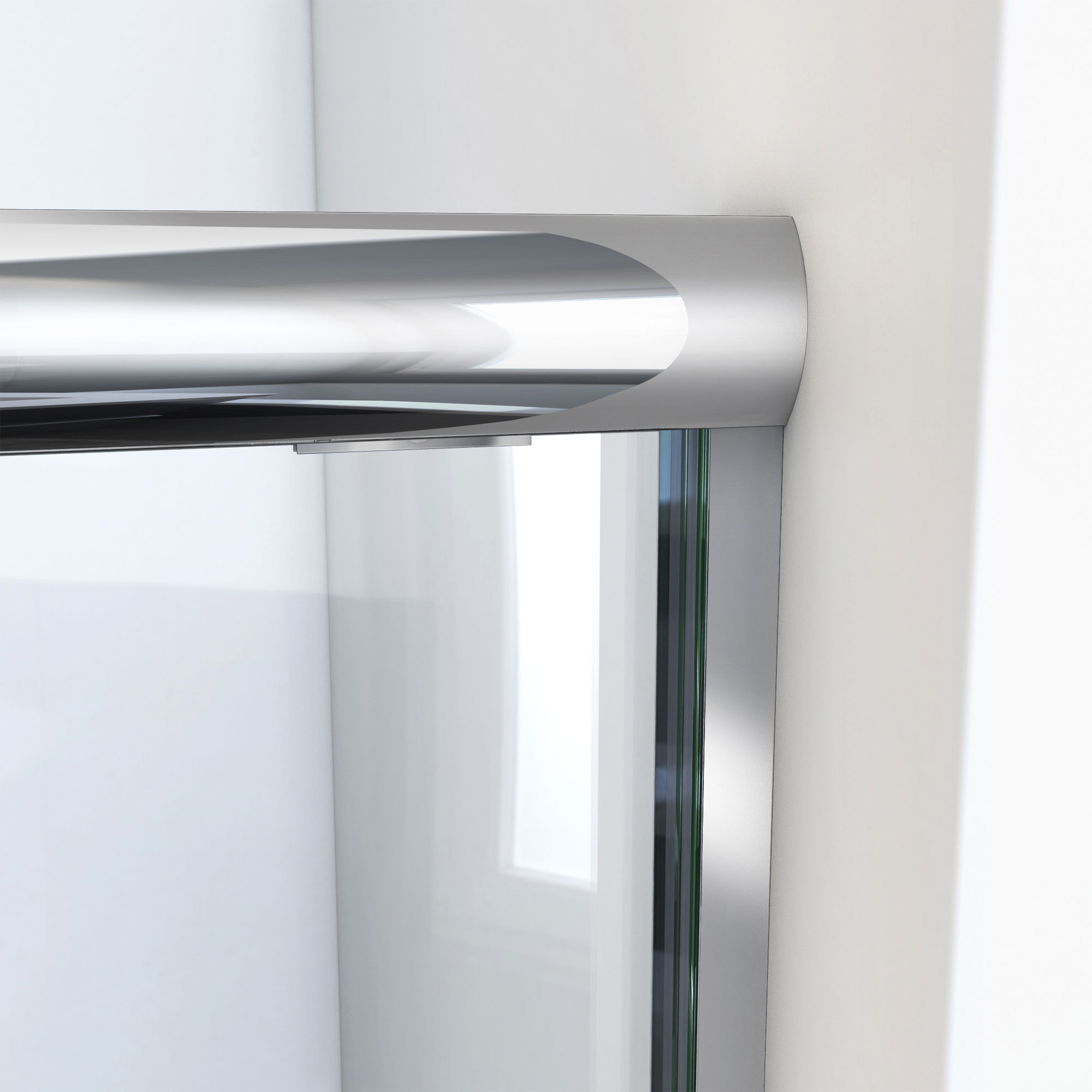 DreamLine Alliance Pro ML 56-60 in. W x 70 1/2 in. H Semi-Frameless Sliding Shower Door in Chrome and Clear Glass